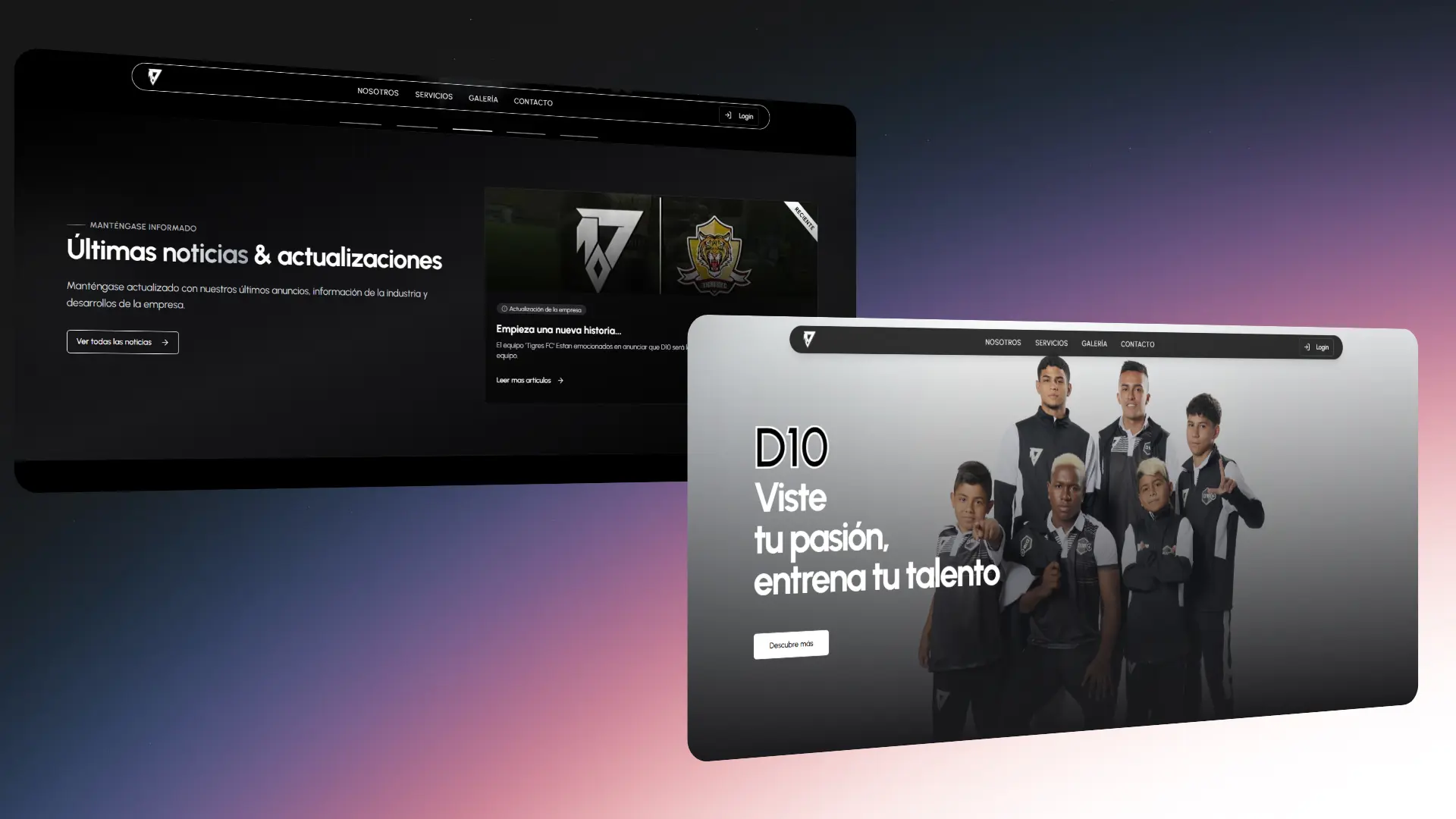 Captura de pantalla del proyecto D10mas