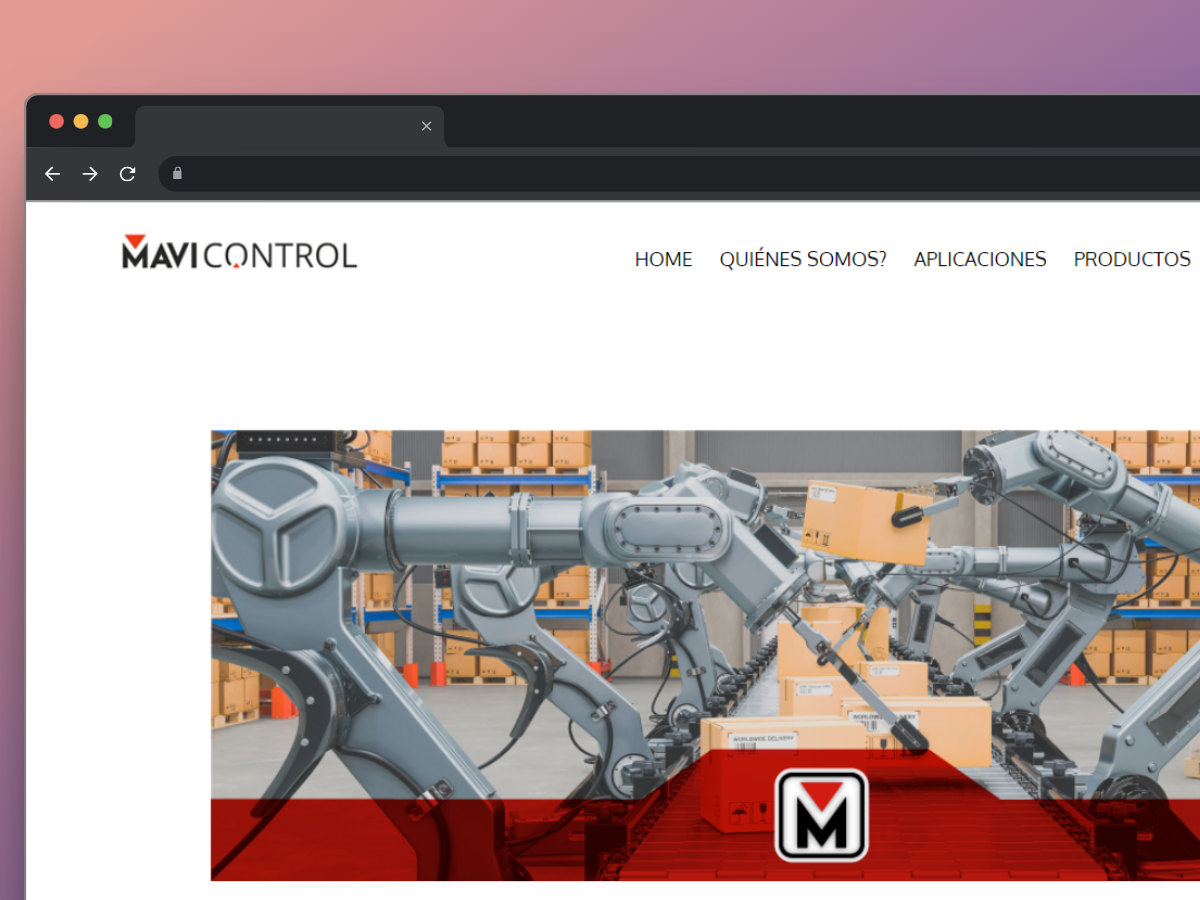 Captura de pantalla del proyecto Mavicontrol